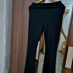 Set Of 2 Trouser Black And Bottle Green