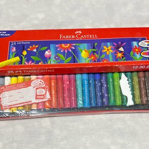 25 Oil Pastels: Faber Castell (Brand New)