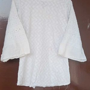 Cotton Chikankari Top