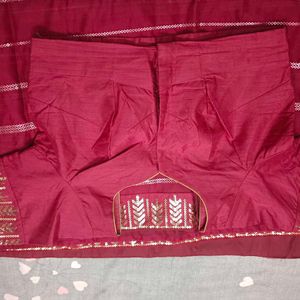 Beautiful New Saree With Stitched Blouse