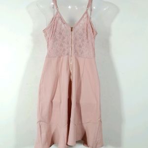 Bubblegum Pink Sleeveless  Dress(Women's)