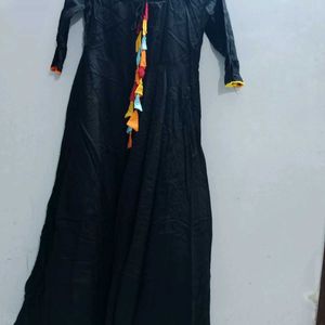 BLACK ANARKALI DRESS🖤