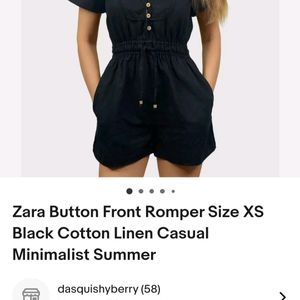 Zara Linen Jumpsuit