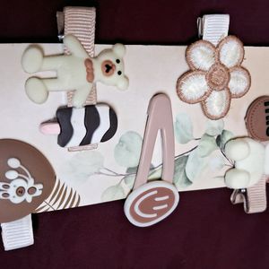 Korean Aesthetic Hair Clips Card