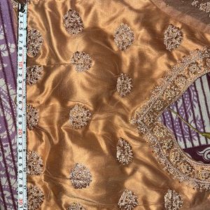 bridal lehnga choli with jwellery and weist belt