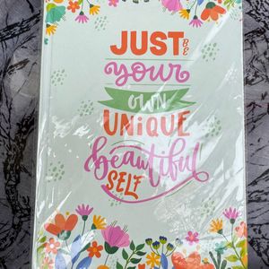 Floral Inspirational Journal Diary (book)