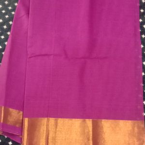 Cotton Saree With Stitched Blouse❤️