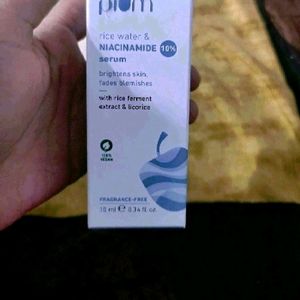 Plum Rice Water Niacinamide 10% Face Serum