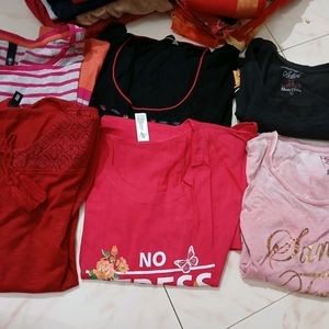 Set Of 7 T Shirts Girls