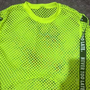 Shein Mesh Net Top