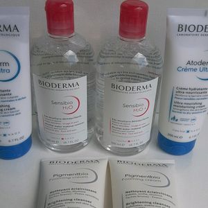 Combo Of Bioderma Facewash, Cream And Remover