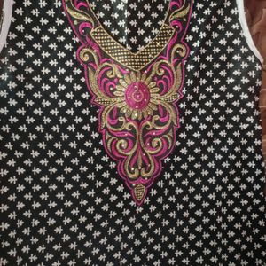 Anarkali Sleeveless Kurti