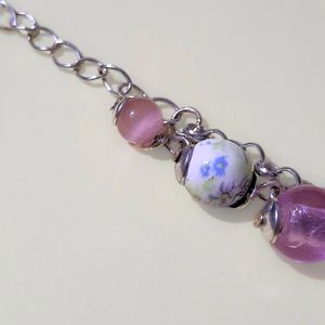 Lavender Haze: Imported Charm Bracelet