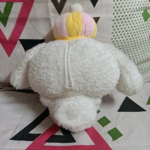 Cinnamoroll Fuzzy Plushie With Crown