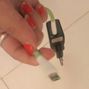 Phone charger with mini charging cable for Redmi and other phone