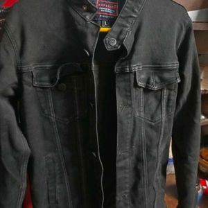 Men Denim Jacket Black