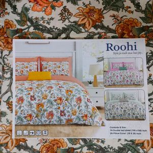 Roohi Cotton Bedsheet Of Trending Design