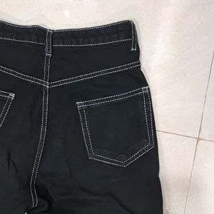 Trendy Wide Jeans Black