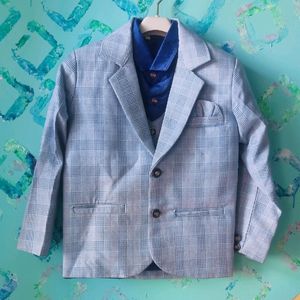 Blue Lining 3pieace Suit