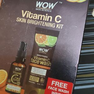 Combo Of Wow Vitamin C Face Wash And Serum