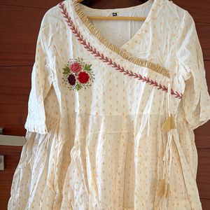 Angrakha Kurta With Sharara