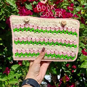 Crochet Book/ipad Cover🌷