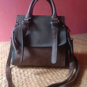 Dark Brown Sling Bag For Ladies