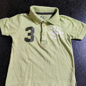 1-1.5 Years Old Boy's Polo Tshirt