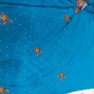 Beaded Heavy Work Party Wear Saree