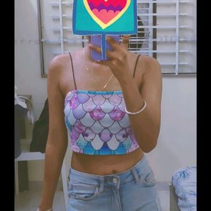 Urbanic Mermaid Crop Bralette Top