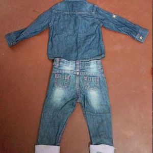 Brand New Denim Jeans Shirt Pant For Boy