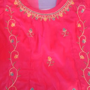 Amazing Fully Stitched Punjabi Suit With Net Dupat