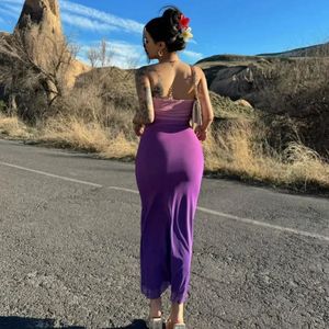 Violet Ombre Tube Dress