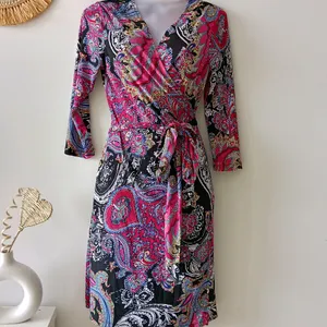 Elegant Imported Wrap Dress