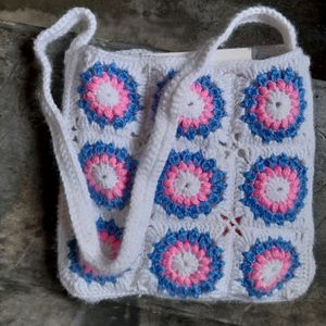 Crochet Side Bag ( Handmade)