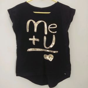 Black T-Shirt For Women