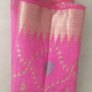 New Pink Saree