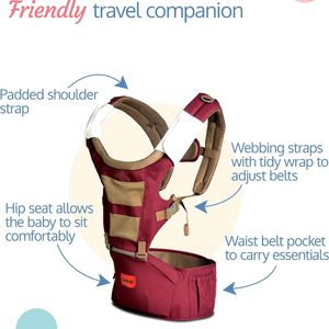 Luvlap Baby Carrier With Hip Seat