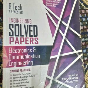 B.Tech Engineering Solved Papers (V Sem,EC branch)