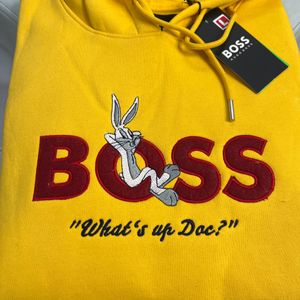 BOSS HOODIE BRANDED M L SIZES AVAILABLE