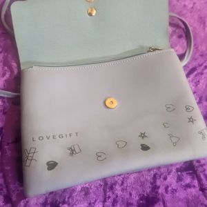 Women Designer Sling Bags Pastel Blue