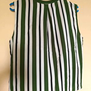 Striped Casual/Formal Top