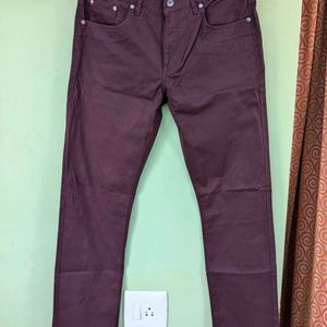 Nautica New Maroon Trouser W32