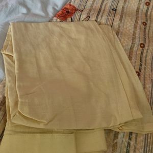 Khadi Cotton Suit With Mirror Work & Tussle On Dup