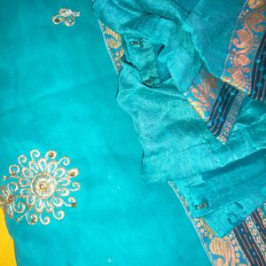 New Soft Embroidered Saree