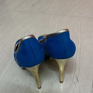 Blue High Heels - 36 Size