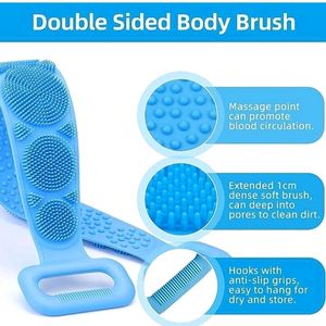 Silicone Body Scrubber Double Side Brush