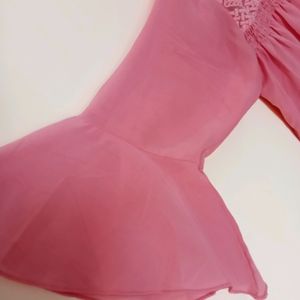 Pink Colour Top