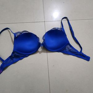 Royal Blue Sensual Pushup Bra