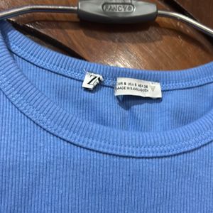 ZARA CUTE BLUE TOP